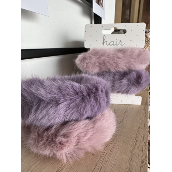 furry lilac/purple