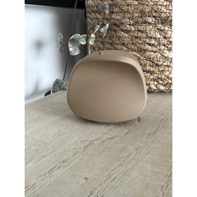 oval mat mini 'light coffee'